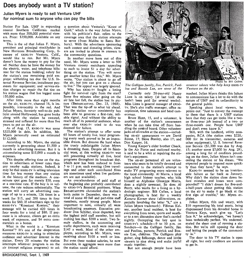Broadcasting 9-1-69