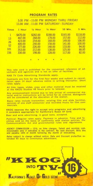 KKOG Rate Card, page 3